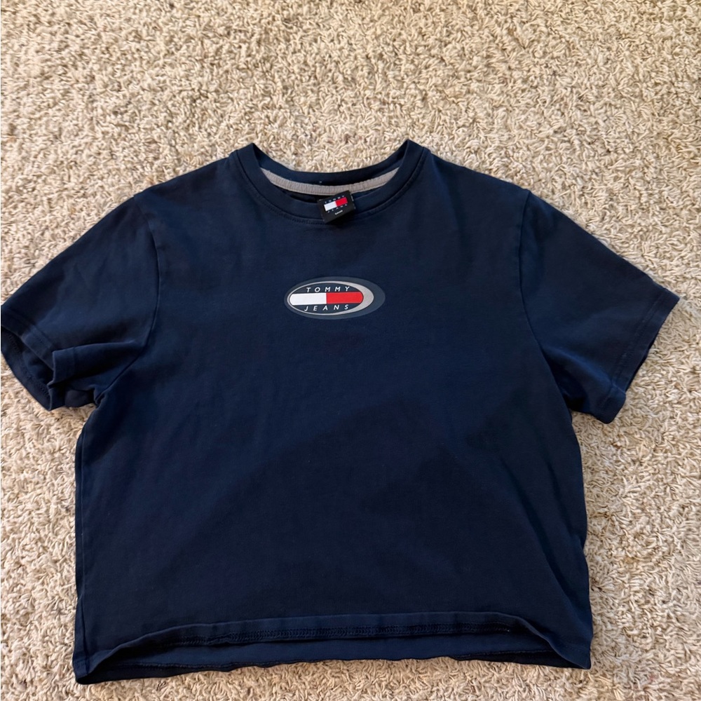 Tommy Hilfiger Women’s Navy Logo Tee